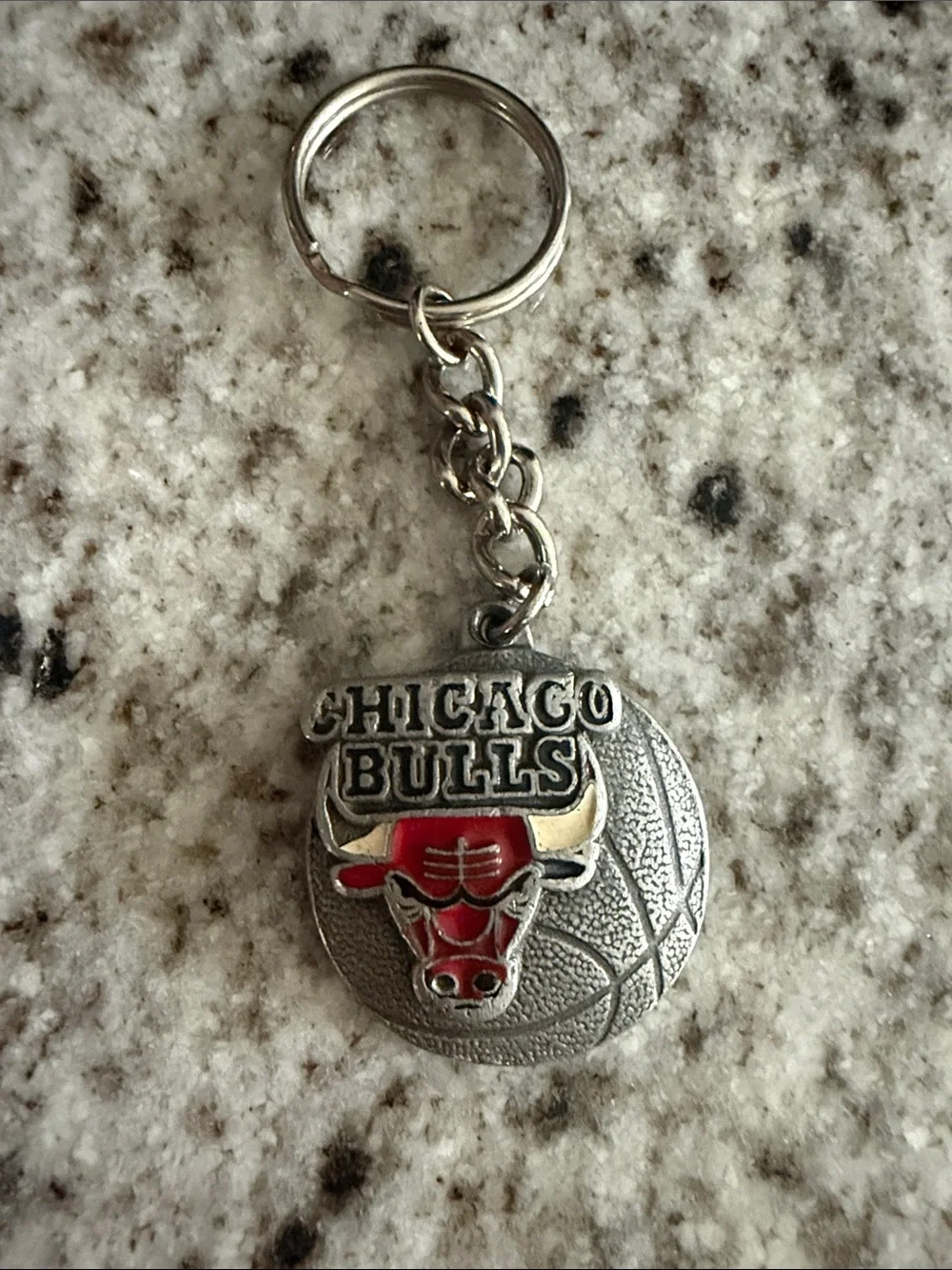 Chicago Bulls Pewter Keychain